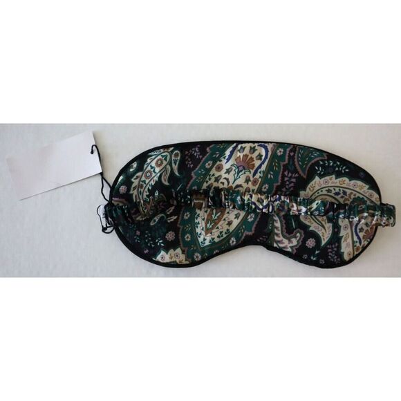 Plush x Revolve SET09W01GPA Women Sz XS Green Paisley Faux Silk Pajama Set - Picture 13 of 15